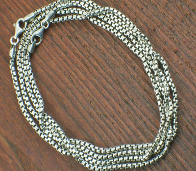 Sterling Silver Rope Chain c